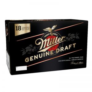 MILLER GENUINE DRAFT 18 Bottles